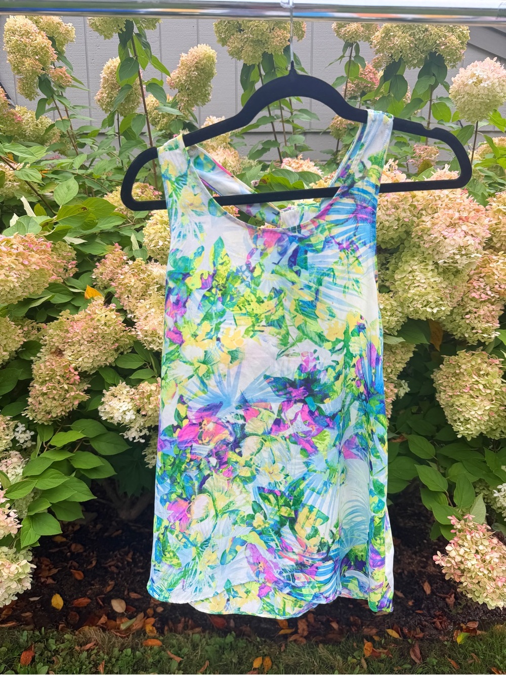 Cynthia Rowley Multicolor Floral Tank Top